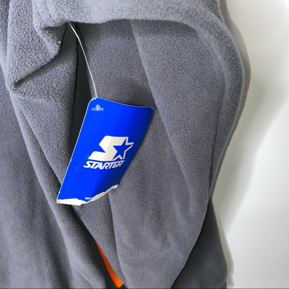 NWT STARTER 3XL GRAY FLEECE FULL ZIP JACKET - Picture 13 of 14